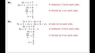 MAP4C - 6.0 - Algebraic Models - VIDEO