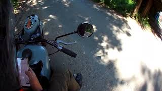 Testing helmet camera on my Dnepr