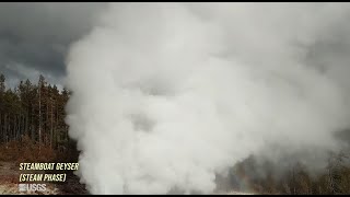 Yellowstone Volcano National Park, Is The Steamboat Geyser Losing Steam?