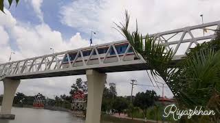 অবশেষে পদ্মা সেতুতেও ট্রেন চলাচল শুরু হইলো.Train in Padma Bridge. #Bangladeshi_train_lover