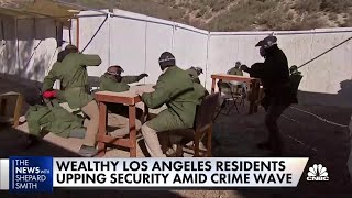 Wealthy LA residents up security amid city's crime wave