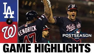 Max Scherzer, Ryan Zimmerman lift Nats to Game 4 win | Dodgers-Nationals NLDS Game Highlights