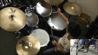 【そらら11才】銀河鉄道９９９叩いてみた（Drums cover)~THE GALAXY EXPRESS 999~YAMAHAエレクトーン発表会用