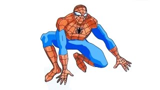 ЧЕЛОВЕК ПАУК Спайдермен Spiderman раскраска