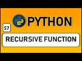 recursive functions in python
