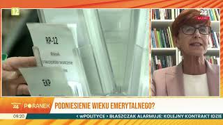 Elżbieta Rafalska w Poranku wPolsce24