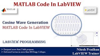MATLAB Code In LabVIEW | Cosine Wave Generation