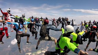 Unique Skydive - World Record - 2019 84 Way Head Up Vertical World Record