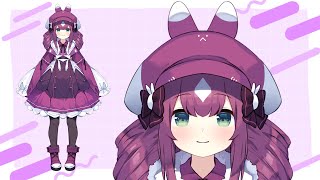 【Live2D Showcase】nizima販売モデル うさ帽子ちゃん【VTuber】