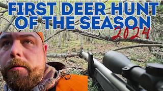 The first deer hunt of the '24 muzzleloader season In Nova Scotia