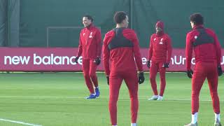 Virgil Van Dijk ALL SMILES In Liverpool Training Ahead Of Salzburg In Champions League