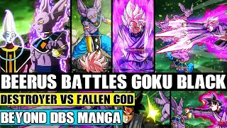 Beyond Dragon Ball Super: Beerus Vs Goku Black In The Future Timeline! Destroyer Vs Fallen God