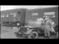 officers discussing and touring a camp in a truck in munsan ni in korea. hd stock footage