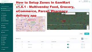 How to Setup Zones in 6amMart v1.6.1 - Multivendor Food, Grocery, eCommerce, Parcel, Pharmacy