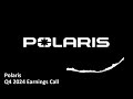 polaris nyse pii q4 2024 earnings call