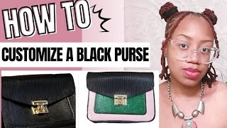 How to customize a black purse using Angelus Paint Products | NerdyDope Artist DIY