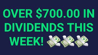 Over $700.00 in dividends this week! $62,000.00 Robinhood portfolio 💰 💰💰