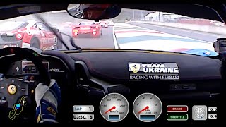 Onboard Sergey Chukanov Ferrari 458 - Mugello Finali Mondiale 2013 p15 to p4 in 4 laps