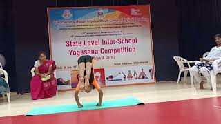 State Level Inter School Yogasana Competition 2022.