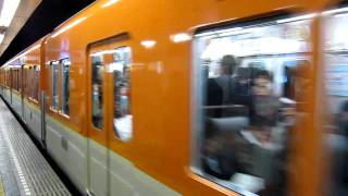 神戸高速鉄道 2010/12/22 阪神8000系特急電車 高速神戸駅到着