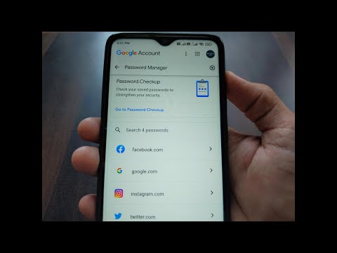 How to View Saved Passwords on your google account – Android / iOS