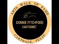 Donnie Pitchford Arts Walk Induction