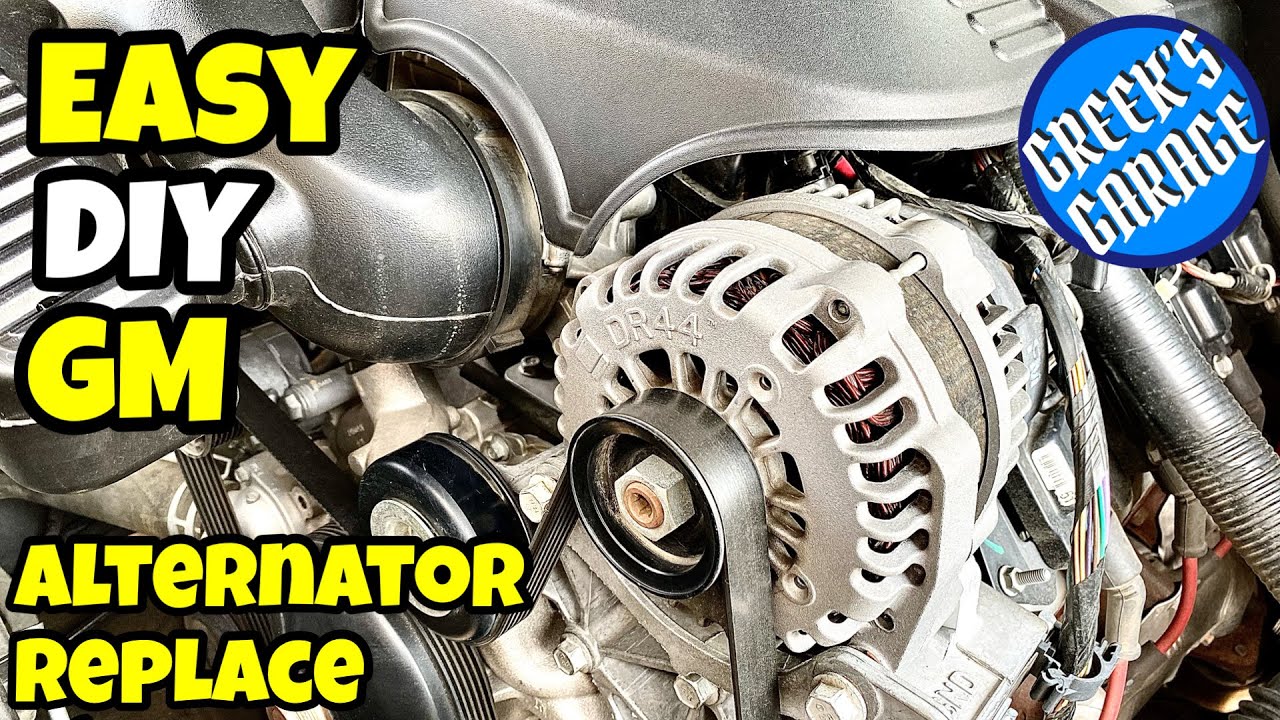 (ALTERNATOR INSTALL)“HOW TO” Replace/Install ALTERNATOR-GM Truck/SUV ...