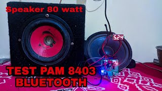 Test mini amplifier PAM 8403 XH-A158 Bluetooth