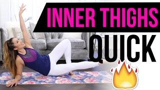 Quick Burn INNER THIGH Workout! Best Pilates Exercises for Lean & Toned legs!