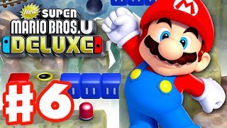 New Super Mario Bros U Deluxe - Gameplay Walkthrough Part 6 - Rock-Candy Mines! (Nintendo Switch)