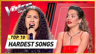 WOW! The HARDEST SONGS to sing of 2023 on The Voice!