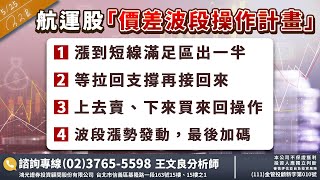 航運價差操作(長榮、陽明、慧洋)2022/5/26「王文良股市永勝」