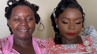 ✨MY TRADITIONAL BRIDE ❤️👰🏾. Makeup Tutorial 💄. GORGEOUS MAKEUP ✨