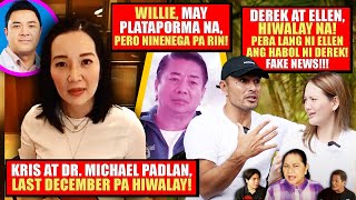 DR. MIKE PADLAN, PAMILYADO,MAY MGA ANAK  PERO HIWALAY NA❗WILLIE, NAKAKATAKOT DAW MANALO❗#krisaquino