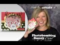 How to make a Photobombing Bunny Easter Picture Frame Card with Stampin Up