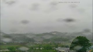 5月13日」ライブカメラ　風越山、JR飯田線、天竜川