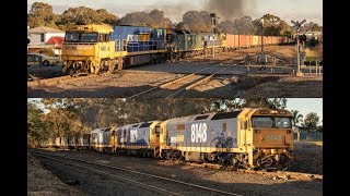 Trackside: Two freights in six minutes at Seymour- 22/6/18