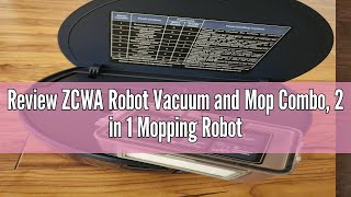 Review ZCWA Robot Vacuum and Mop Combo, 2 in 1 Mopping Robotic Vacuum with WiFi/App, Robotic Vacuum