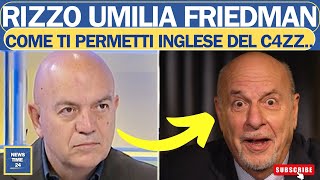 RIZZO SENZA FRENI:  ASFALTA ALAN FRIEDMAN E LO RENDE RIDICOLO DAVANTI A TUTTI!