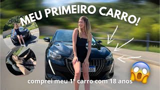 COMPREI MEU 1º CARRO COM 18 ANOS | Tour pelo carro + higienização e espelhamento