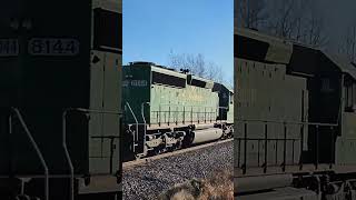 A Friendly Crew on Manifest Train NBSR 907 Departing Saint John NB