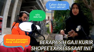 Berapa sih gaji kurir Shopee express saat ini‼️Hitungan perpaket berapa❓