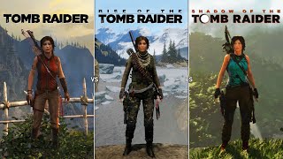 Tomb Raider(2013) vs. Rise of the Tomb Raider(2015) vs. Shadow of the Tomb Raider(2018) – Comparison