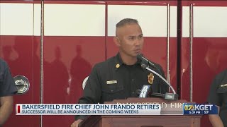 Bakersfield Fire Chief John Frando retires