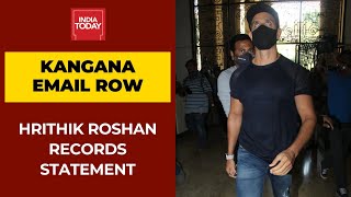 Hrithik Roshan Records His Statement In 2016 Hrithik Vs Kangana Email Case At Mumbai Crime Branch