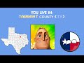 Mr. Incredible Mapping - You Live in Tarrant County (TX)