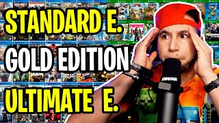 Diferencias ENTRE STANDARD, GOLD y ULTIMATE EDITION en los VIDEOJUEGOS.