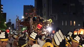 令和元年五月五日武蔵國総社大國魂神社 くらやみ祭り 三ノ宮神輿 大鳥居前