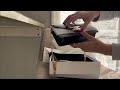 unboxing celine wallet on chain triomphe in shiny calfskin