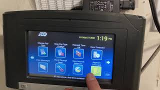 ADP timeclocks and approval